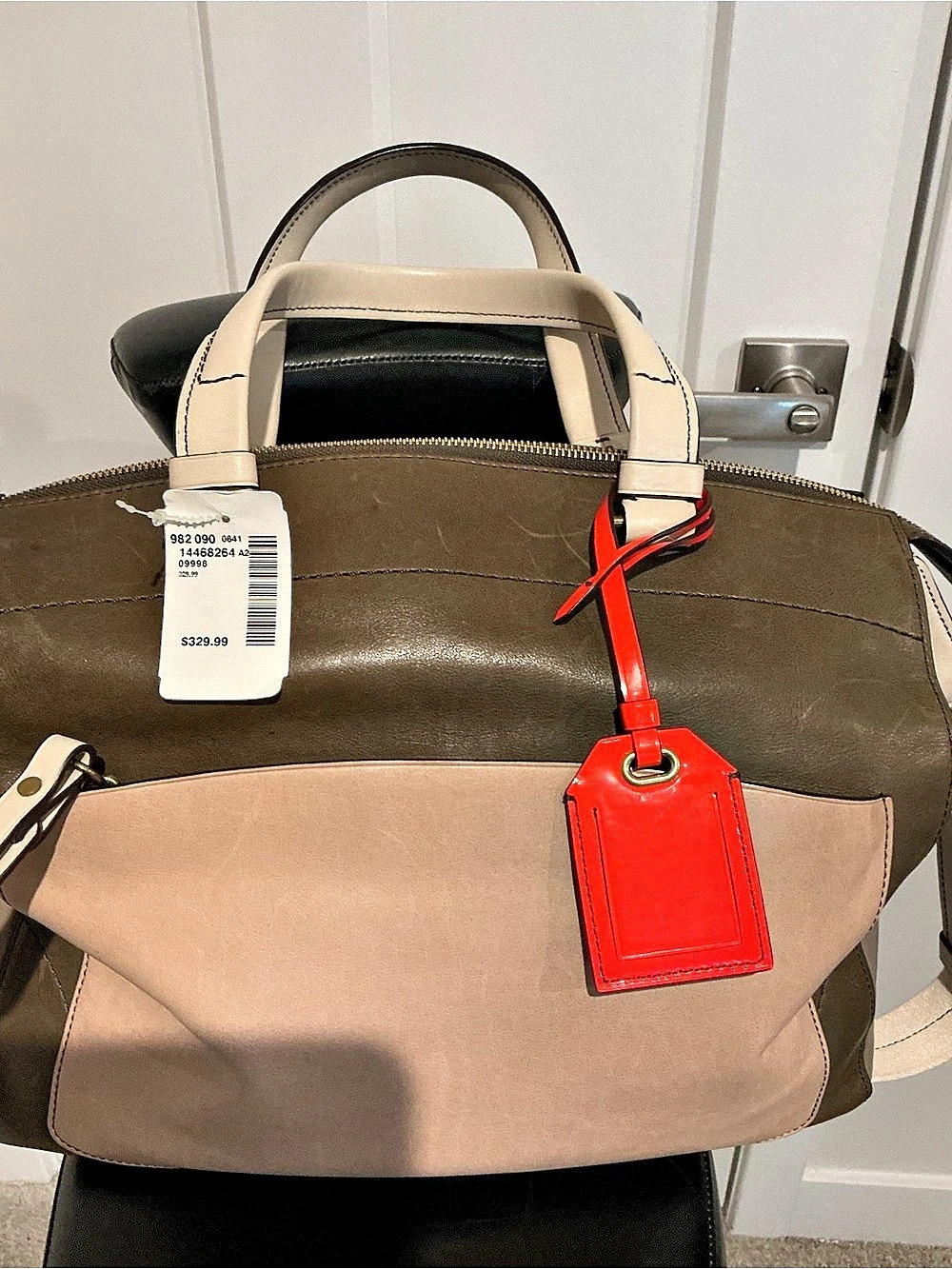 REED KRAKOFF Satchel, multi colored.